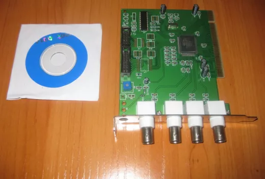 Видеоквадратор SKY-104 к компьютеру  на 4 камеры