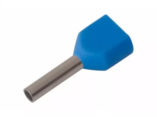 Наконечник штыревой втулочный изолированный 2 x 0.75mm kb  REXANT