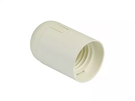 Патрон Е27 пластиковый подвесной, термостойкий пластик, белый (SBE-LHP-s-E27)