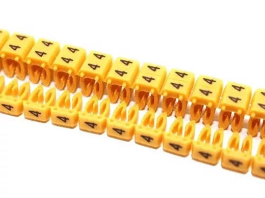 Маркировка кабеля  KE1 (0,751,5мм.кв.) "4" по 500шт (цена за 1шт),арт.517004