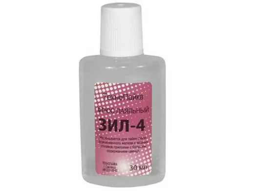 Флюс ЗИЛ-4 30мл Флюс паяльный РАСХОДНЫЕ МАТЕРИАЛЫ