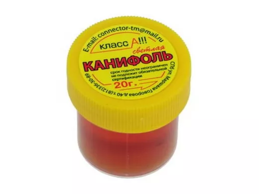 Флюс Канифоль в баночке 20г Флюс паяльный РАСХОДНЫЕ МАТЕРИАЛЫ