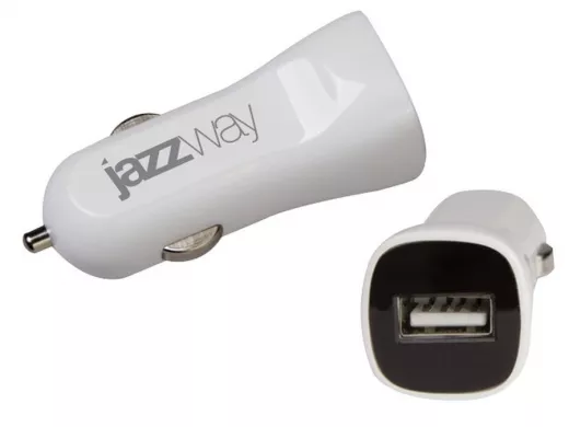 Автомобильный адаптер JAZZway auto IP-1000 USB 1A (1x5v-USB) от прикуривателя 12-24В