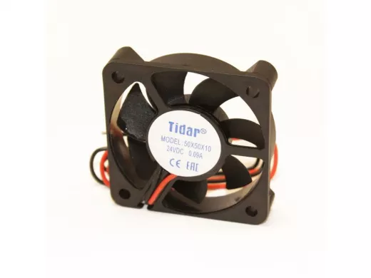Вентилятор  +24В;   50х50х10мм;   0,09А 5010HS (втулка скольжения, 6200об/мин), 83041