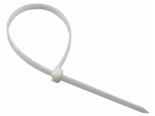 100х3мм хомут (стяжка) многоразовый  100 шт белый  СКМ-100  R