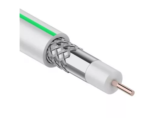 MARS 4K, Cu/Al/CuSn, (96%), 75 Ом, 100м., белый  R01-2501