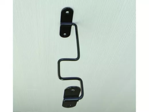 Держатель для подвесной полки с намотчиком провода снизу 