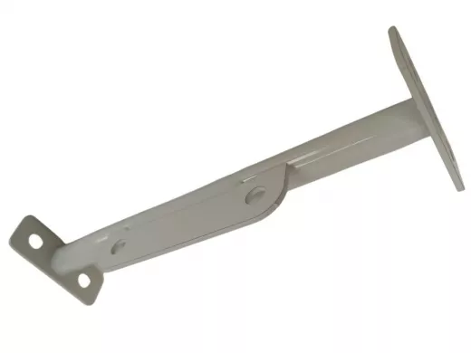 Кронштейн для скрытого крепления полок и панели, 12х165мм, серый, 1шт 