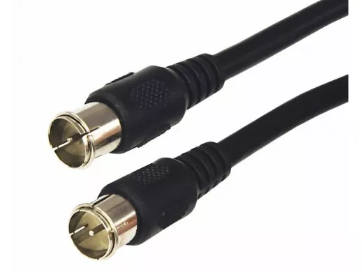 Шнур F штекер / F штекер  1.5метра  REXANT (быстросъёмные разъёмы)