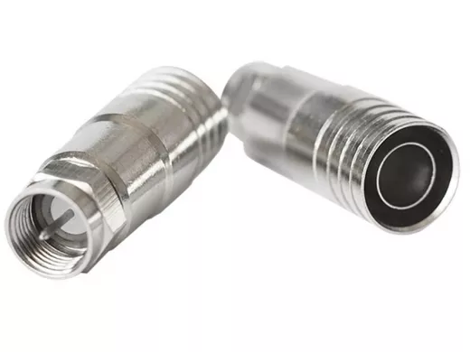 RTM  F11CR (тип F803D), F (male), обжим с пином, штекер  ОБЖИМНОЙ на кабель RG11; по 50шт (за 1шт)