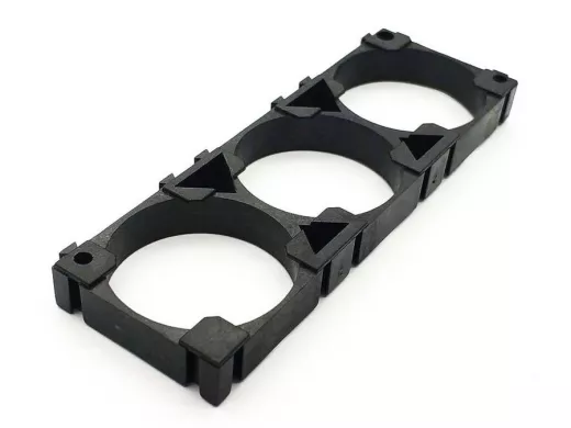 Кронштейн-ячейка 3-х местная под аккумуляторы 32650 для изготовления батарей