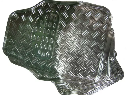 Коврики металик хром 163 (4 шт.) (271-279)
