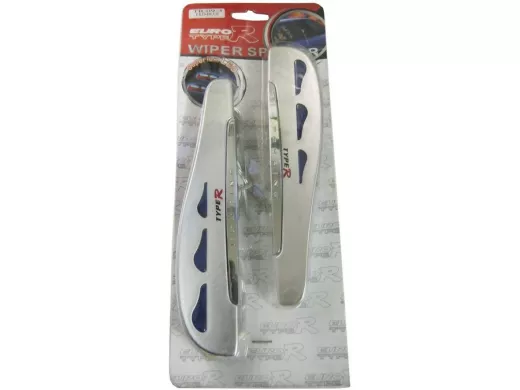 Спойлер на щетки дворника 09-3 серый с подсветкой "глазки"