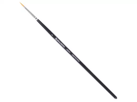 Кисть художественная проф. "BR-80137" ART CLASSIC, синтетика жесткая, круглая, № 1, короткая ручка