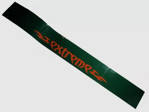 наклейка Светофильтр "Extreme" рисунок №2, наружная, (цвет оранжевый), 20х165 см, зеленый фон