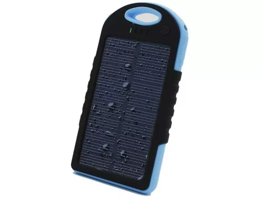 Внешний аккумулятор  8000 mAh, Power Bank SHP-2106SL А50 (факт.3500 мАч) солнечная батарея и панель