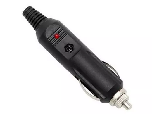 Штекер прикуривателя с предохранителем и светодиодом